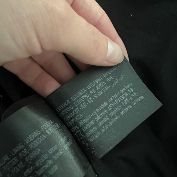 Zara leather jacket - Picture 6 of 7